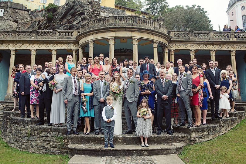 Andrew and Hannah Portmeirion Wedding Photography-22