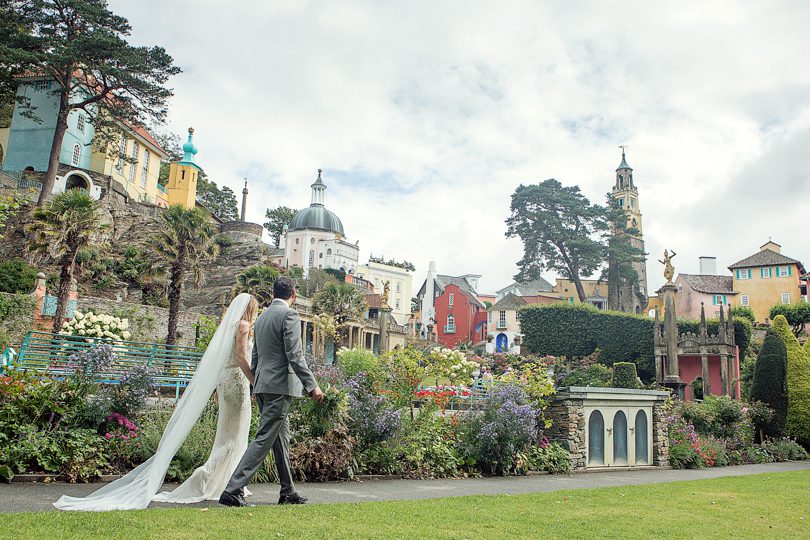 Andrew and Hannah Portmeirion Wedding Photography-28