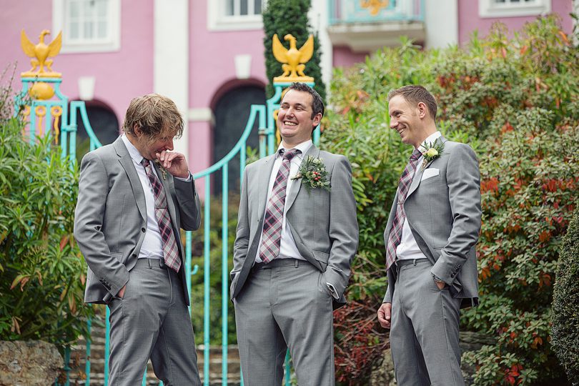 Andrew and Hannah Portmeirion Wedding Photography-4